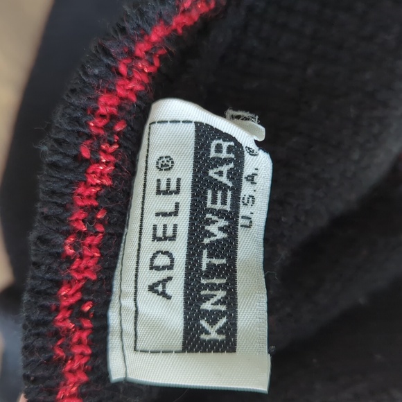 Adele knitwear vintage Christmas sweater size 3X - Picture 12 of 13